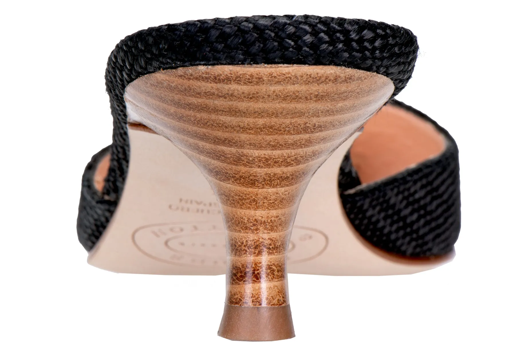 Black Raffia Greta
