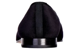 College Black Velvet Slipper (Men)