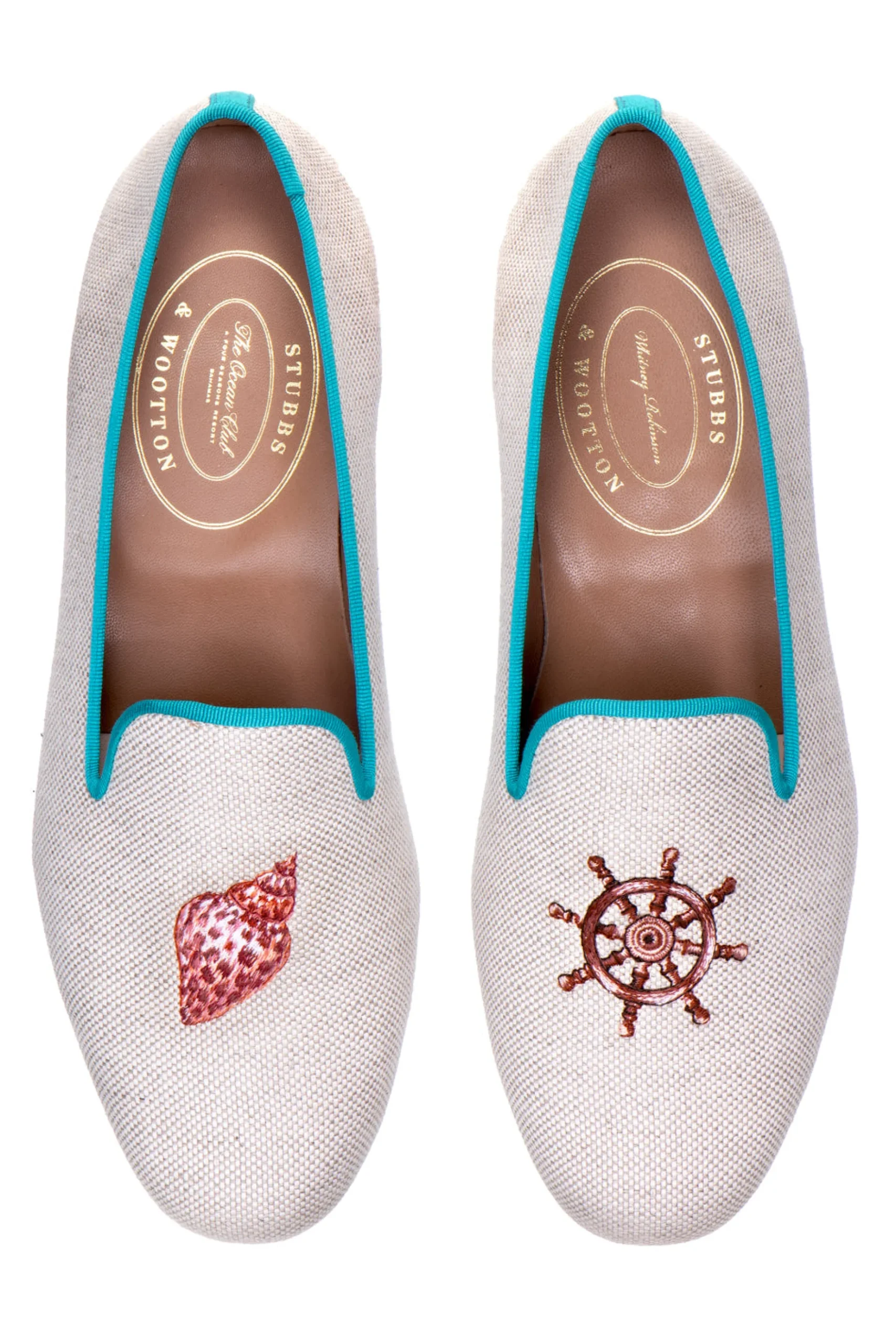 Conch Helm Linen Slipper (Women)