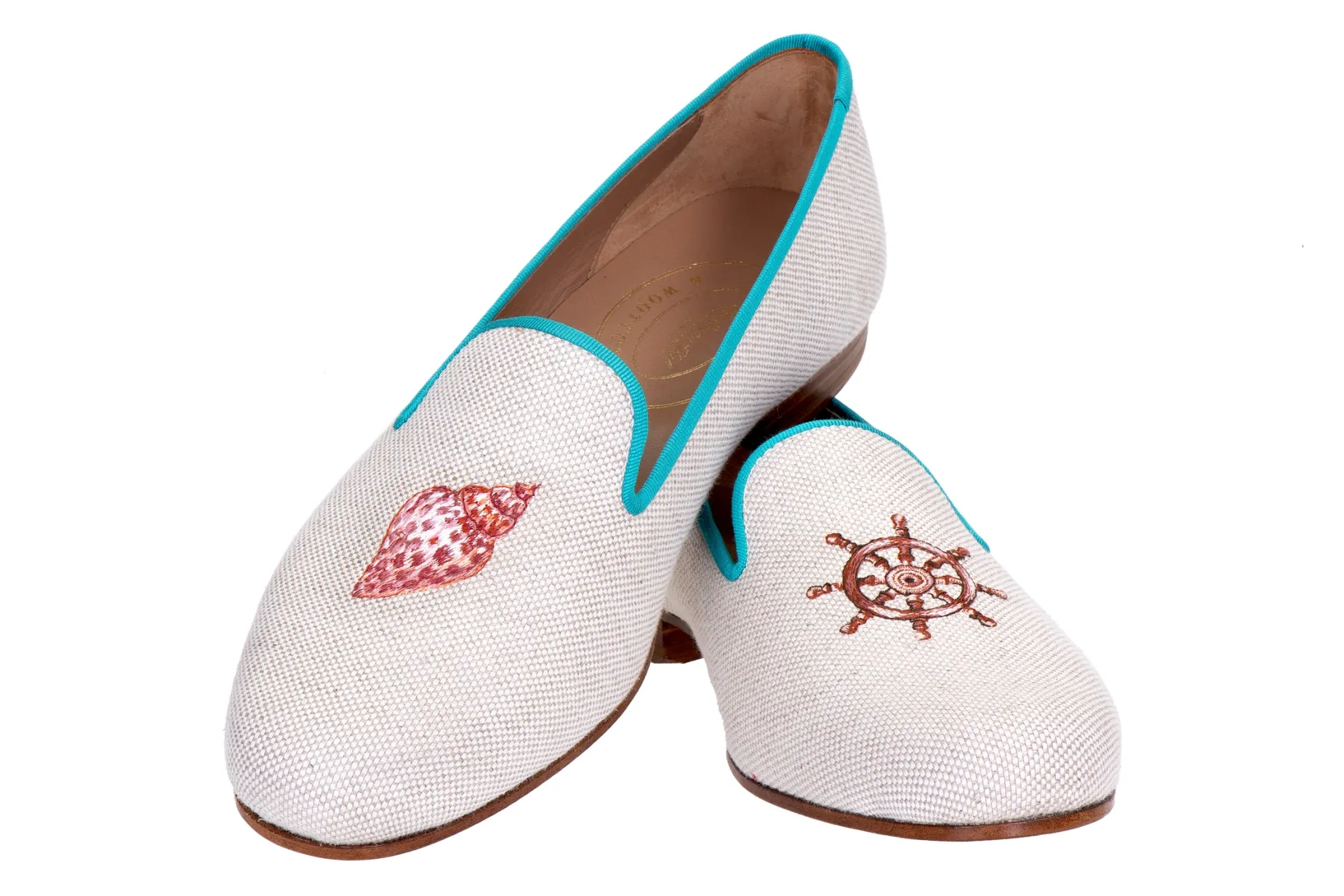Conch Helm Linen Slipper (Men)