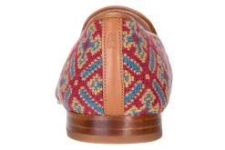Cuenca Red Needlepoint Slipper (Men)