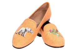 Jungle Ochre Linen Slipper (Men)