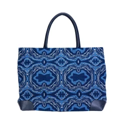 Lazurite Needlepoint Tote