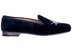 Leo Midnight Velvet Slipper (Women)