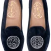 Metropolis Nickel Velvet Slipper (Women)