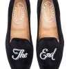 The End Black Velvet Slipper (Men)