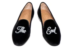 The End Black Velvet Slipper (Men)