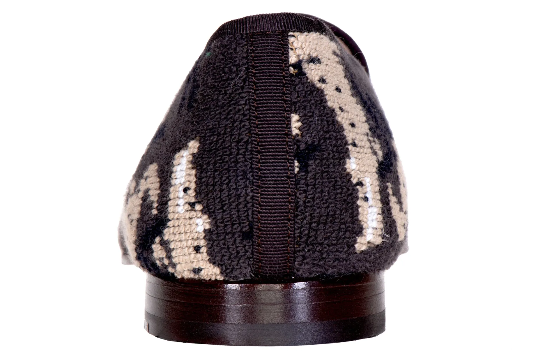 Wetlands Noir Needlepoint Slipper (Women)